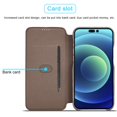 thumbnail image 3 of SaniMore for iPhone 14 Pro 6.1" Case [RFID Blocking], Camera Protection Card Slot Ultra-Thin PU Leather Magnetic Wallet Cover with Practical Bracket Shockproof Protective Shell, Coffee, 3 of 7