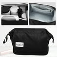 thumbnail image 2 of Unique Bargains Floral Makeup Bag Zipper Flower Cosmetic Pouch Black, 2 of 7