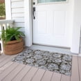 thumbnail image 6 of Addison Rugs Chantille Indoor/Outdoor Transitional Floral Chocolate Washable Rectangle Rug, 1'8" x 2'6", 6 of 6