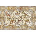 thumbnail image 1 of Ahgly Company Indoor Rectangle Traditional Golden Blonde Gold Animal Area Rugs, 7' x 10', 1 of 6