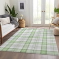 thumbnail image 6 of Addison Rugs Mayfield Premium Machine Washable Transitional Plaid Mint Rectangle Rug, 10' x 14', 6 of 6