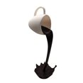 thumbnail image 2 of Floating Coffee Cup Mug Sculpture Kitchen Decor Pouring Spilling Decoration, 2 of 6
