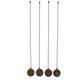 thumbnail image 2 of 2 juegos de cadenas para tiradores de luces de techo, extensiones de cadena para ventiladores de techo, colgantes de cadena para candelabros, 2 of 5