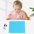 thumbnail image 2 of CSChome Tapis de Dessin pour Étudiants Résistant à la Chaleur Forte Flexibilité Imperméable Pliable Sets de Table pour Enfants Sans Déformation Tapis de Bol Antidérapant Anti-Brûlure Étudiant, 2 of 7