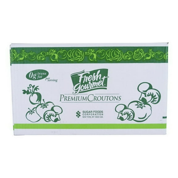 (Price/Case)Fresh Gourmet 74536 Crouton Butter & Garlic Trans Fat Free 4-2.5 Pound
