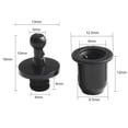 thumbnail image 1 of Bgsha 10 PCS Diy Audio Speaker Buckles Plastic Ball Socket Type Grill Guides Peg Kit, 1 of 10
