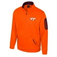 thumbnail image 2 of Men's Colosseum Orange Virginia Tech Hokies Mainframe Quarter-Zip Fleece Jacket, 2 of 3