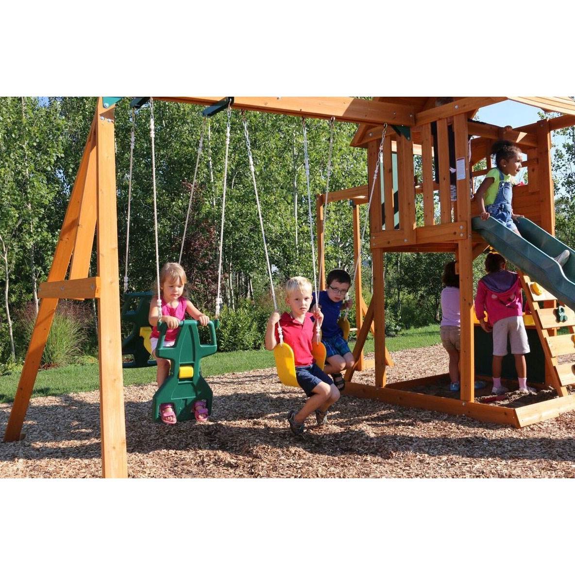 kidkraft sandy cove wooden playset