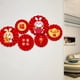 thumbnail image 3 of Abanico de flores de papel para decoración china, manualidades creativas de Año Nuevo para bricolaje en rojo para la vida estilo D, 3 of 8