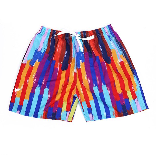 Ropa de playa de verano, pantalones cortos estampados, pantalones de playa de secado rápido, pantalones de natación Fivean unisex