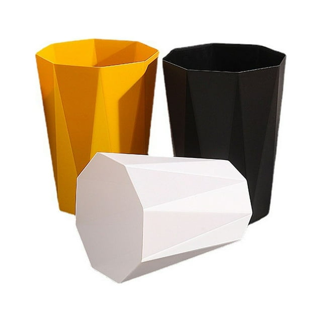 Baohd 1/2/3/5 Eco-friendly And Multifunctional Dustbin For Greener Home Durable Garbage Bins black L 1 Pc