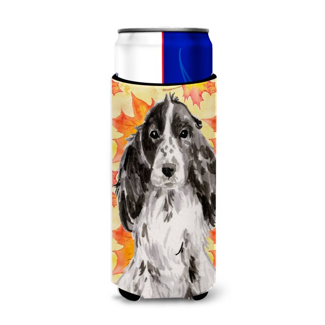 "Treasures Black Parti Fall - Abrazador decorativo para latas, delgado, multicolor" Caroline's Treasures BB9518MUK