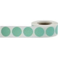 thumbnail image 3 of Teal with Yellow Polka Dot Circle Stickers | 0.75" Inch Round | 500 Pack, 3 of 3