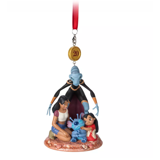 Disney Sketchbook 20th Lilo and Stitch Legacy Christmas Ornament New