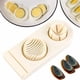 thumbnail image 1 of Cortadora de huevos para huevos duros, de huevos, máquina para hacer ensalada de huevos, práctico picador de huevos, utensilio para cortar hu beige, 1 of 10