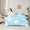 Blue B, variant on Homewish Initial M Letter Bedding Comforter Set 7pcs for Kids, White Blue Bowknot Queen Bedding Sets, Cartoon Kawaii Monogrammed Reversible Queen Sheet Sets, Lightweight Room Decor
