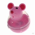 thumbnail image 1 of Dispensador De Comida De Entrenamiento Interactivo De Juguete De Gato De Plástico De 2 Piezas De Diámetro 5 Cm Rosado, 1 of 9