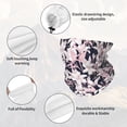 thumbnail image 3 of Neck Gaiter Face Cover Scarf, Pink Leaves Lilies Flowers Soft Face Sun Mask Cover Scarf Headband Cooling Sweat Absorbing Bandanas Hiking Cycling Running, 3 of 7