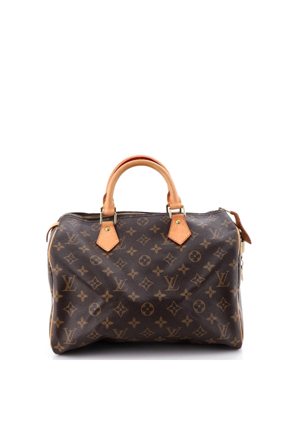 Pre-Owned Speedy Handbag Monogram Canvas 30 By Rebag