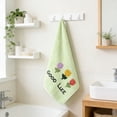 thumbnail image 2 of Kyusrd Velvet Hand Towels for Bathroom,Cotton Soft Absorbent Decorative Hand Towel for Face Spa Bath Gym Kitchen,Green,34x74cm, 2 of 6