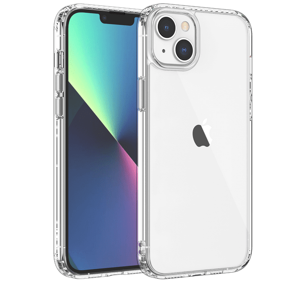 Shamo's Compatible with iPhone 14 Plus Case, Clear Cases Shockproof with TPU Silicone Bumpers Anti-Scratch Cover, Transparent HD Clear [ Anti Yellowing ]