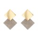 thumbnail image 2 of Pendientes de rombo geométricos para mujer y niña, accesorio de joyería (gris), 2 of 2