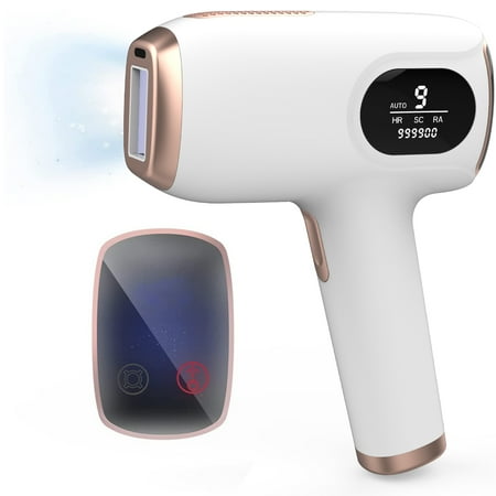 IPL Laser Hair Removal, 9-Position Adjustment, Upgraded to 999,900 Flashes, Permanent Hair Removal for Home Use, Full Body Treatments for Face, Legs, Arms and Bikini Line.