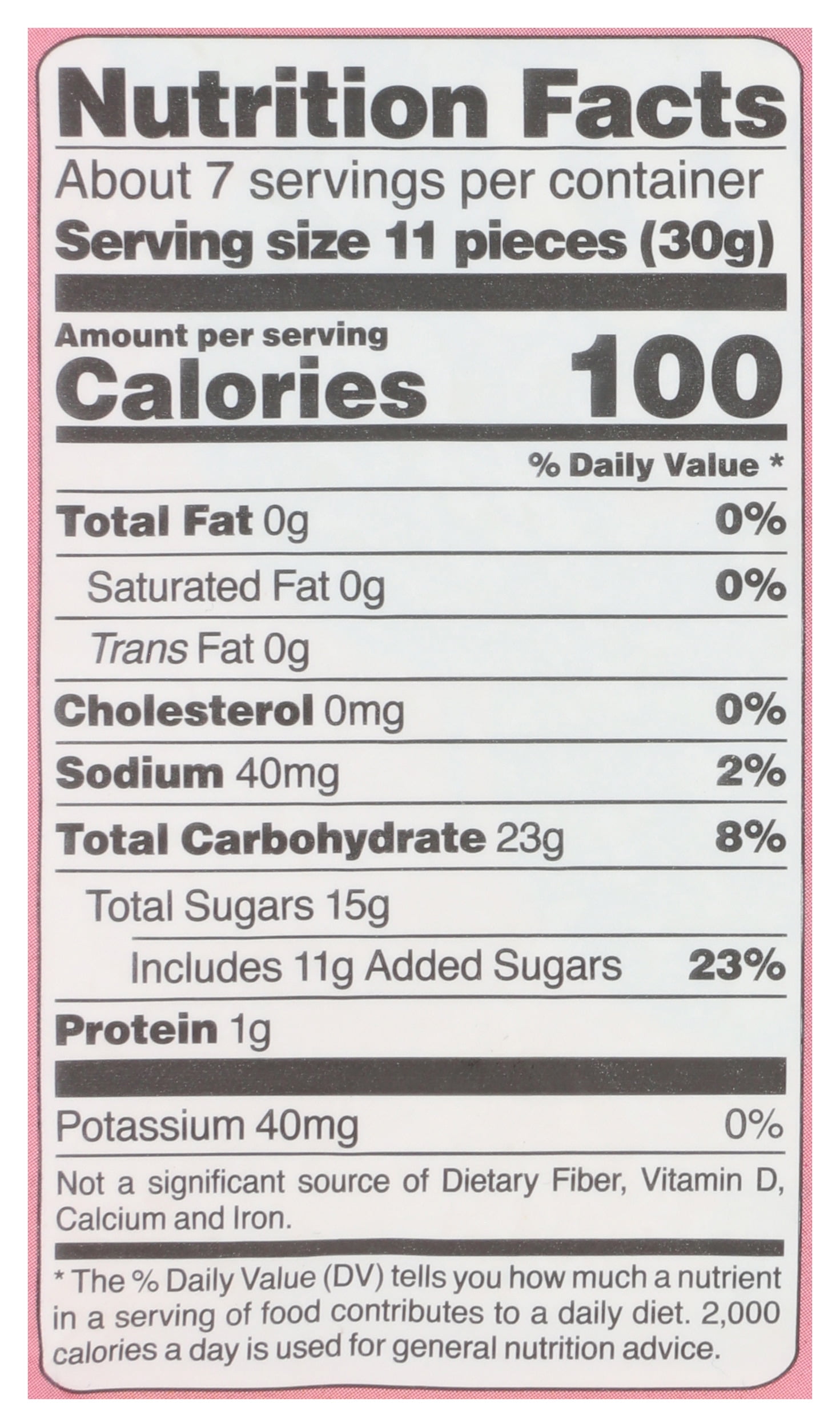 Pack of 8, Panda Natural Raspberry Licorice, 7 oz