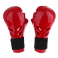 thumbnail image 3 of Gants de Taekwondo pour Enfants Mitaines de Boxe Kickboxing Protection des Mains Rouge P, 3 of 9