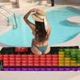 thumbnail image 7 of GZHJMY Beach Towel for Women Girls, Cartoon Periodic Table of Chemical Elements Bath Towel, Oversized Lightweight Sport Towel, 31x63 Inch, 7 of 7