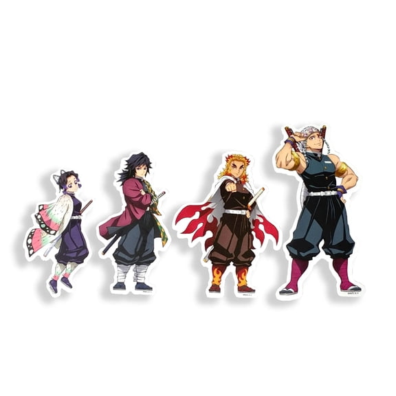Demon Slayer Hashira (Giyu, Shinobu, Rengoku, Tengen) Sticker Pack