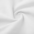 thumbnail image 6 of FRSASU Women's Pants Casual Solid Color Button Elastic Waist Fashion Loose Cropped Pants with Pockets White, 6 of 6
