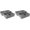 A-Grey, variant on General Foldable Underwear Drawer Organizer, Closet Dividers, Storage Box for Clothes, Socks (6 Bins, Gray)