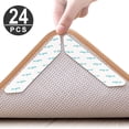 thumbnail image 2 of Rug Gripper Anti-Slip Mat, 24 Pcs Double Sided Anti-Curling Rug Gripper, Washable and Reusable Non-Slip Rug Grip for Hardwood Floors, Rugs and Mats, 2 of 8