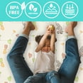 thumbnail image 5 of JumpOff Jo Large Foldable Kids Foam Play Mat, Padded Baby Floor Mat, 70 x 59 in - Elephant Rainbow, 5 of 7