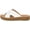 White Pu, variant on Lucy Women's Sandals Crisscross Slip-On Fashion Platform Open Toe Comfort, Black, 6