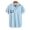 Light Blue, variant on Casual Short Sleeve Button down Shirts for Men Mens Tshirts Cotton Vneck Summer Shirts for Teens Trendy Mens Shirts Graphic Tees Shop now