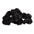 thumbnail image 5 of 10 Pack Black Velvet Scrunchie Hair Elastics Hair Bobbles Hair Bands, 5 of 5