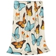 thumbnail image 2 of Bingfone Butterflies Print Flannel Fleece Blanket Throw Blanket For Bed,Sofa,Couch,Travel,Camping(60"X50"), 2 of 9