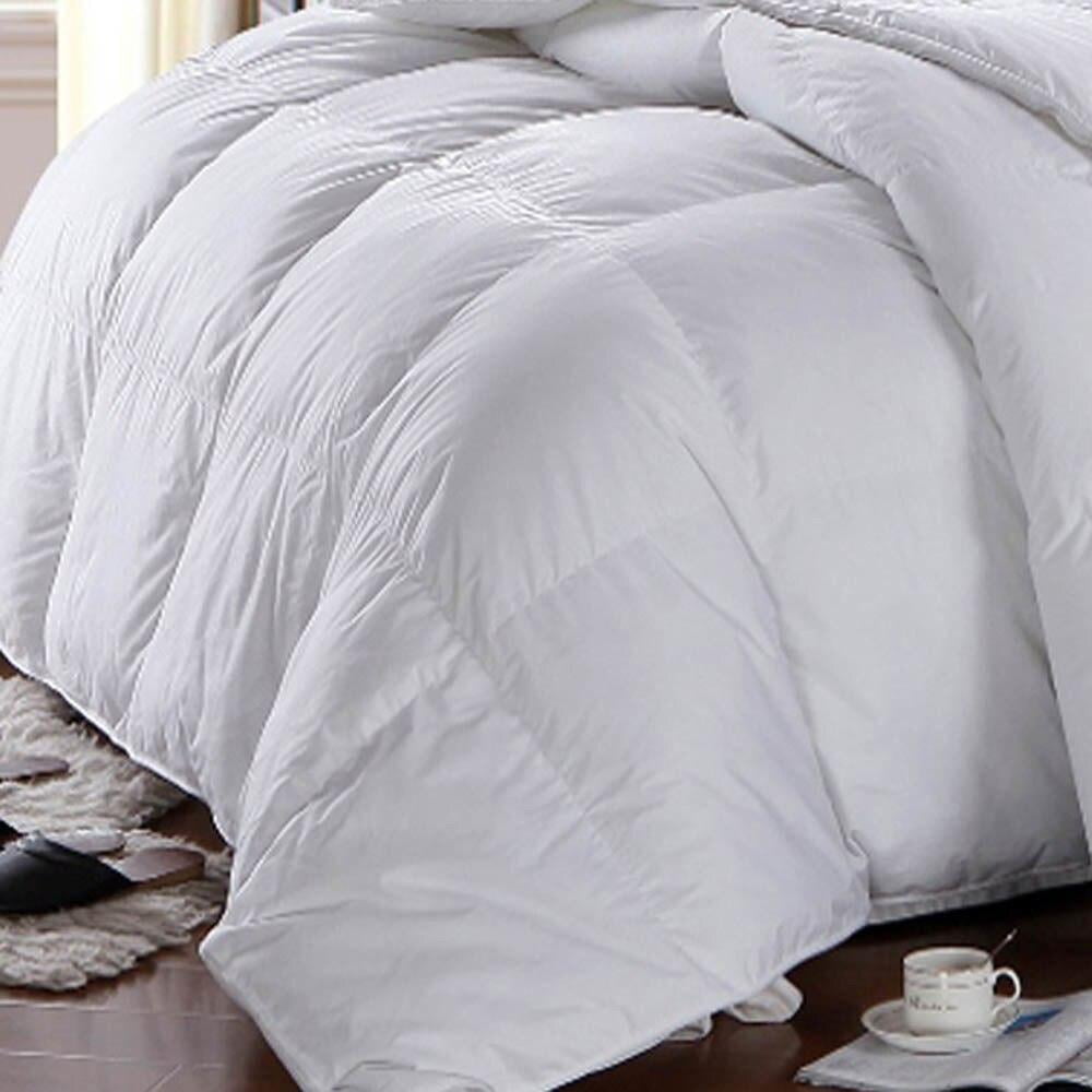Sheetsnthings Extra Warm Hungarian Down Alternative Comforter (Twin/Twin XL, 68x90) 55-Ounces of Fill, Pure Cotton Shell-Solid Pattern, Down Alternative Duvet Insert
