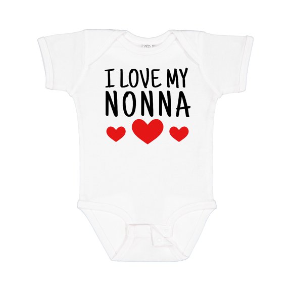 Inktastic I Love My Nonna Boys or Girls Baby Bodysuit