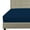 Navy, variant on Royale Linens Twin XL Size Flat Sheet Only - Brushed 1800 Microfiber - Wrinkle&Stain Resistant - Hotel Quality Flat Sheet Sold Separately - Top Sheet for Bed (Twin XL, Grey)