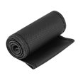 thumbnail image 1 of Funda para volante de coche, 1 pieza, 37-38 cm, funda de piel de vaca para volante de coche, funda para volante de primera calidad, 1 of 9