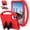 Red, variant on HCTian Compatible with Doogee U11 Pro 11 Inch 2025 Tablet Case for Kids - Durable Lightweight EVA Shockproof Protective Handle Stand Cover for U11 2025