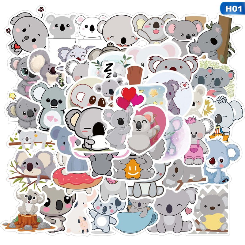Koala little Heart Decal 6" Sticker *J499* 