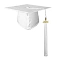 thumbnail image 5 of White Graduation Hats with 2026 Tassel Kids and High School College for Adults Class of 2026 Decorations Graduation Gown for Kids, 5 of 6