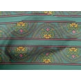 thumbnail image 4 of oneOone Cotton Poplin Fabric Floral Block Printed Craft Fabric BTY 42 Inch Wide, 4 of 4