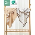 thumbnail image 4 of Juego de toallas de baño suaves Momcozy con capucha, paquete de 2, regalos de ducha o baño esenciale, 4 of 7