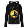 thumbnail image 4 of UQJfacai Mens Halloween Hooded Sweatshirt with Mask Ice Silk Long Sleeve Rash Guard Fishing Hiking Shirt Festival Party Pullover Hoodies, 4 of 5