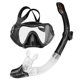thumbnail image 1 of Conjunto de snorkel Máscara de buceo con vista amplia Conjunto de snorkel con parte superior seca Ma Abanopi Set de snorkel, 1 of 6